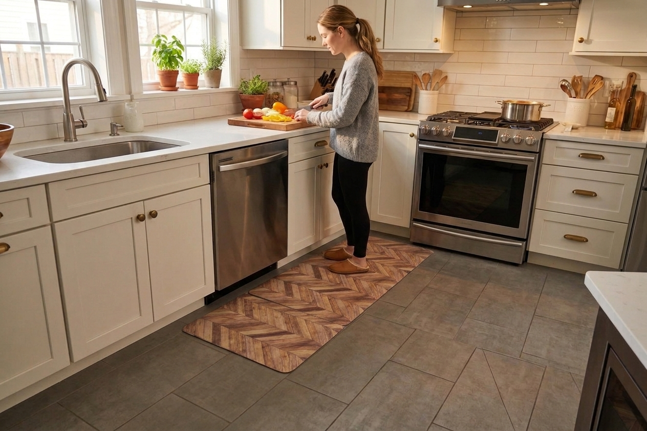 Anti-Fatigue Printed Kitchen Mat